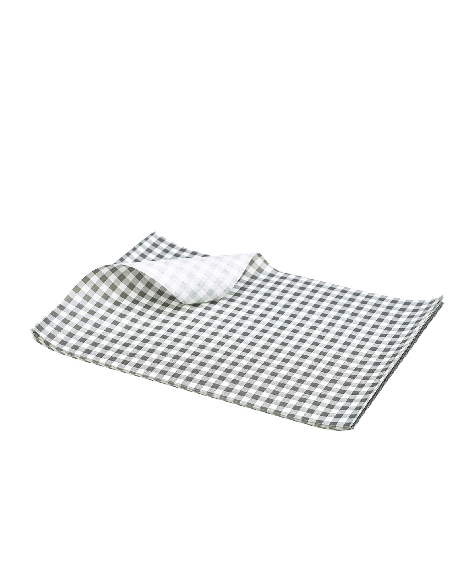 Stylepoint Greaseproof paper black gingham 25 x 20 cm 1000pcs