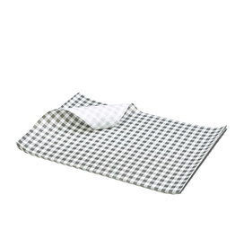 Stylepoint Greaseproof paper black gingham 25 x 20 cm 1000pcs