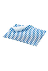 Stylepoint Greaseproof paper blue gingham 25 x 20 cm 1000pcs