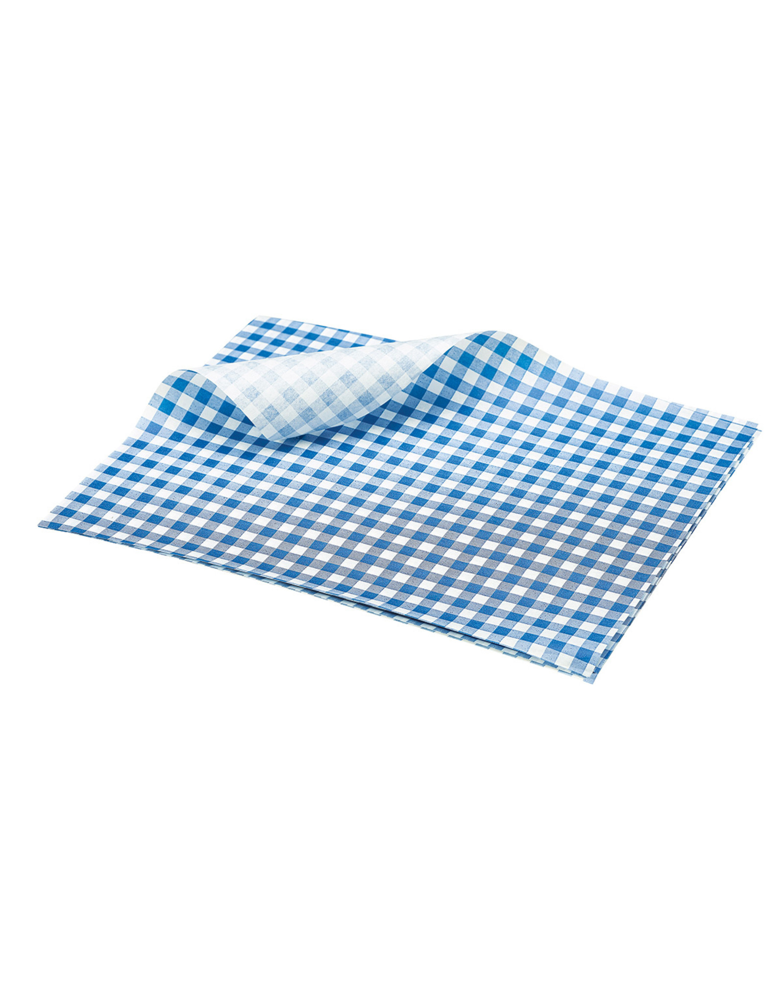 Stylepoint Greaseproof paper blue gingham 25 x 20 cm 1000pcs