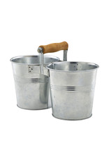 Stylepoint Gegalvaniseerde stalen duo serveeremmer 12 cm