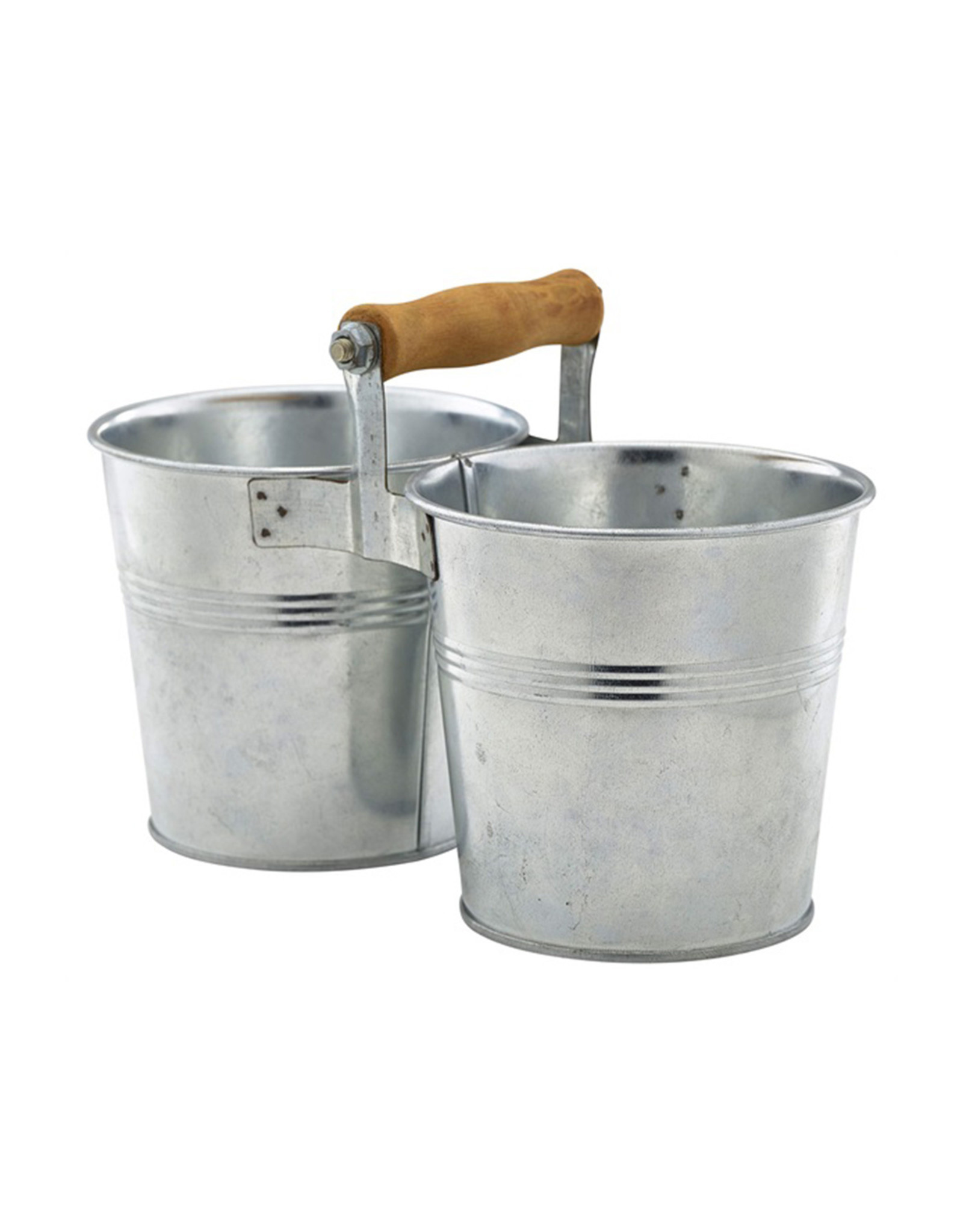Stylepoint Gegalvaniseerde stalen duo serveeremmer 12 cm