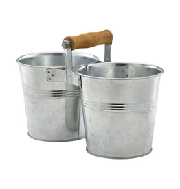 Stylepoint Gegalvaniseerde stalen duo serveeremmer 12 cm