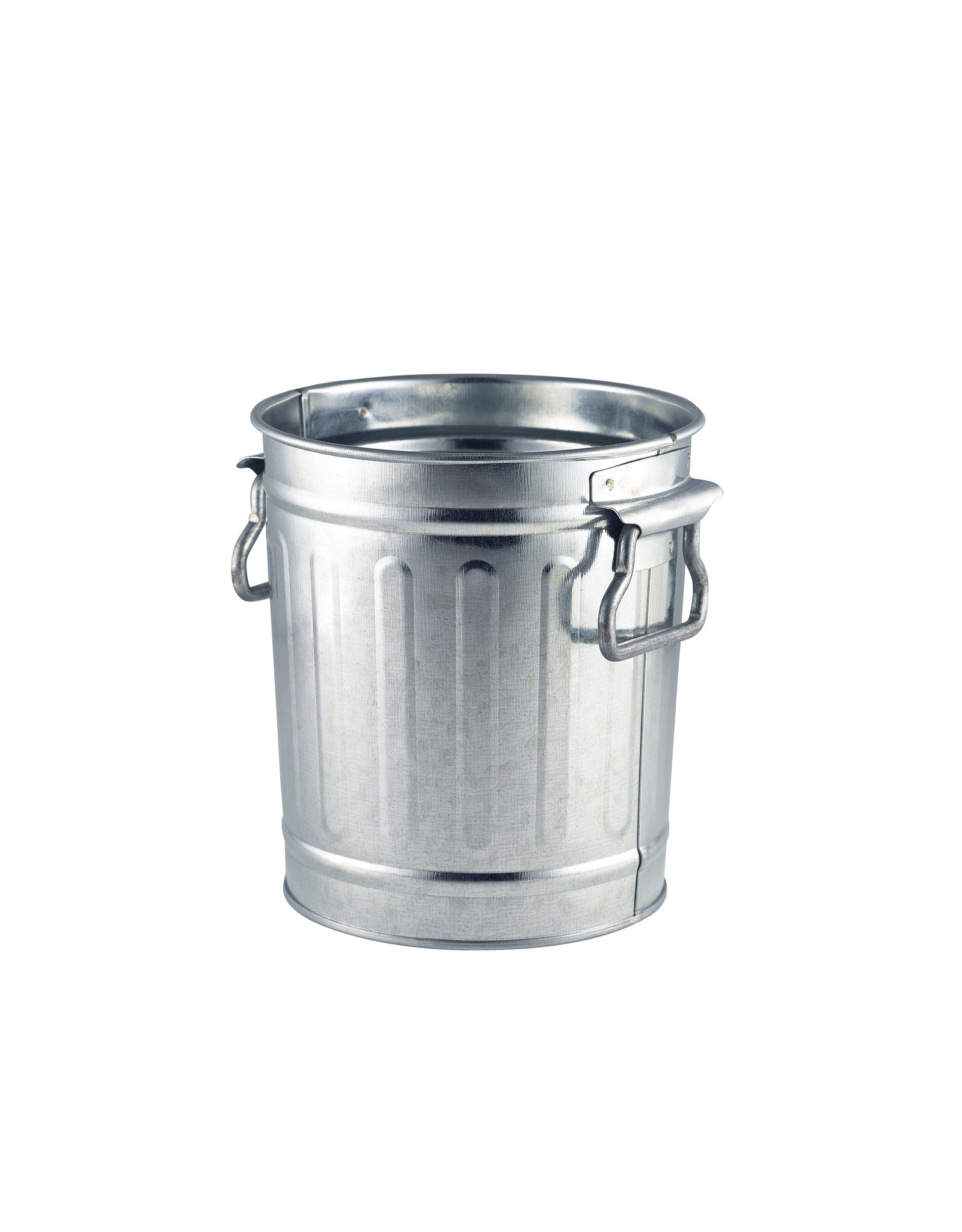 Stylepoint Galvanised miniature bin 14 x 12 x 15 cm