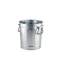 Stylepoint Galvanised miniature bin 14 x 12 x 15 cm