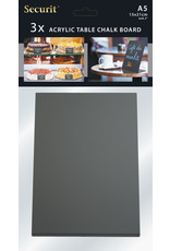 Stylepoint Tafelkrijtbord L-vormig set 3st A5