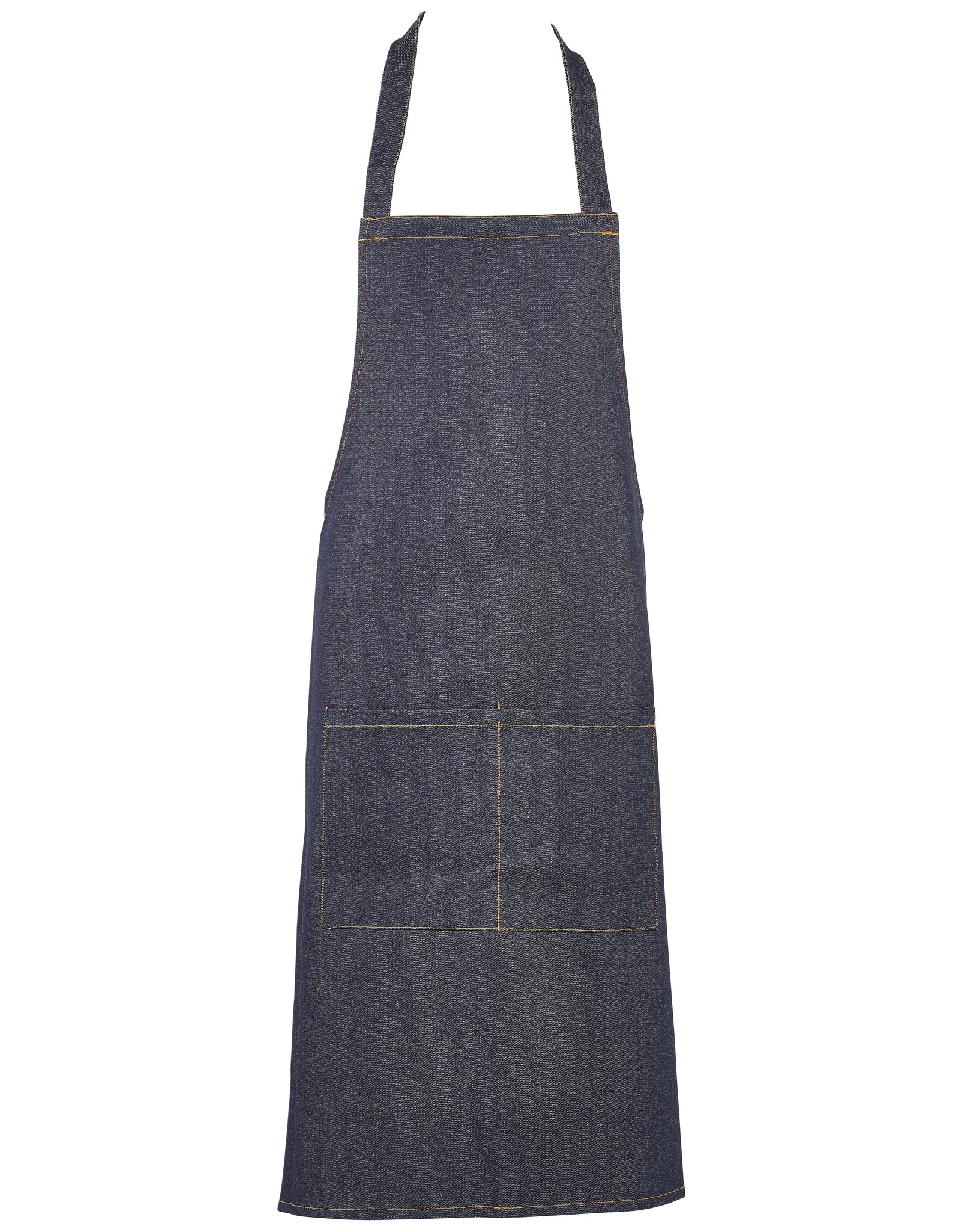 Stylepoint Unwashed denim bib apron 70 x 90 cm