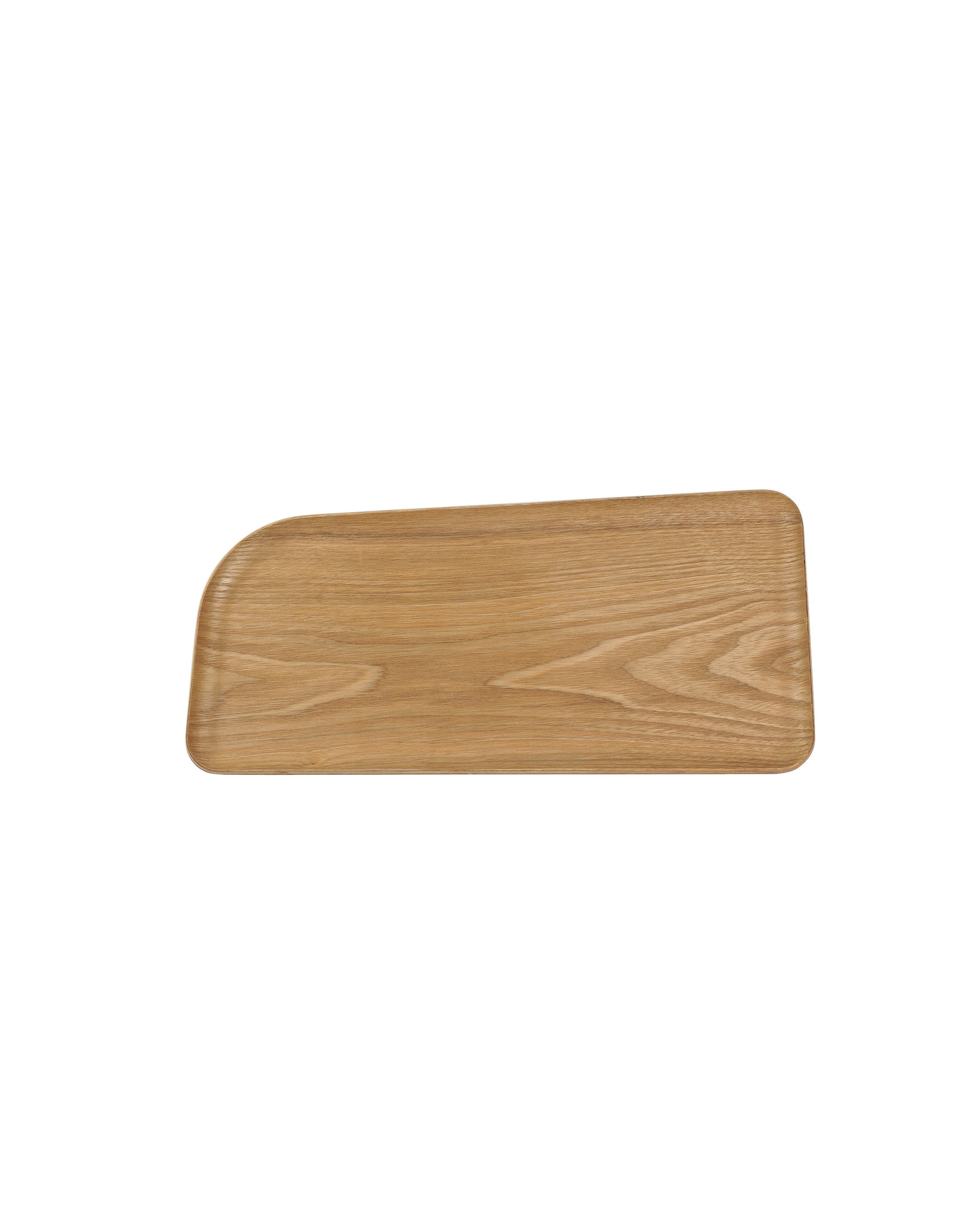 Teaclassix Trapezoidal tray non-slip 31.5x15cm Natural Wood