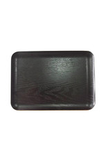 Teaclassix Rectangular tray non-slip 27x20cm Black Wood