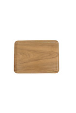 Teaclassix Rectangular tray non-slip 27x20cm Natural Wood