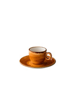 Stylepoint Jersey espressoschotel stapelbaar oranje 13 cm