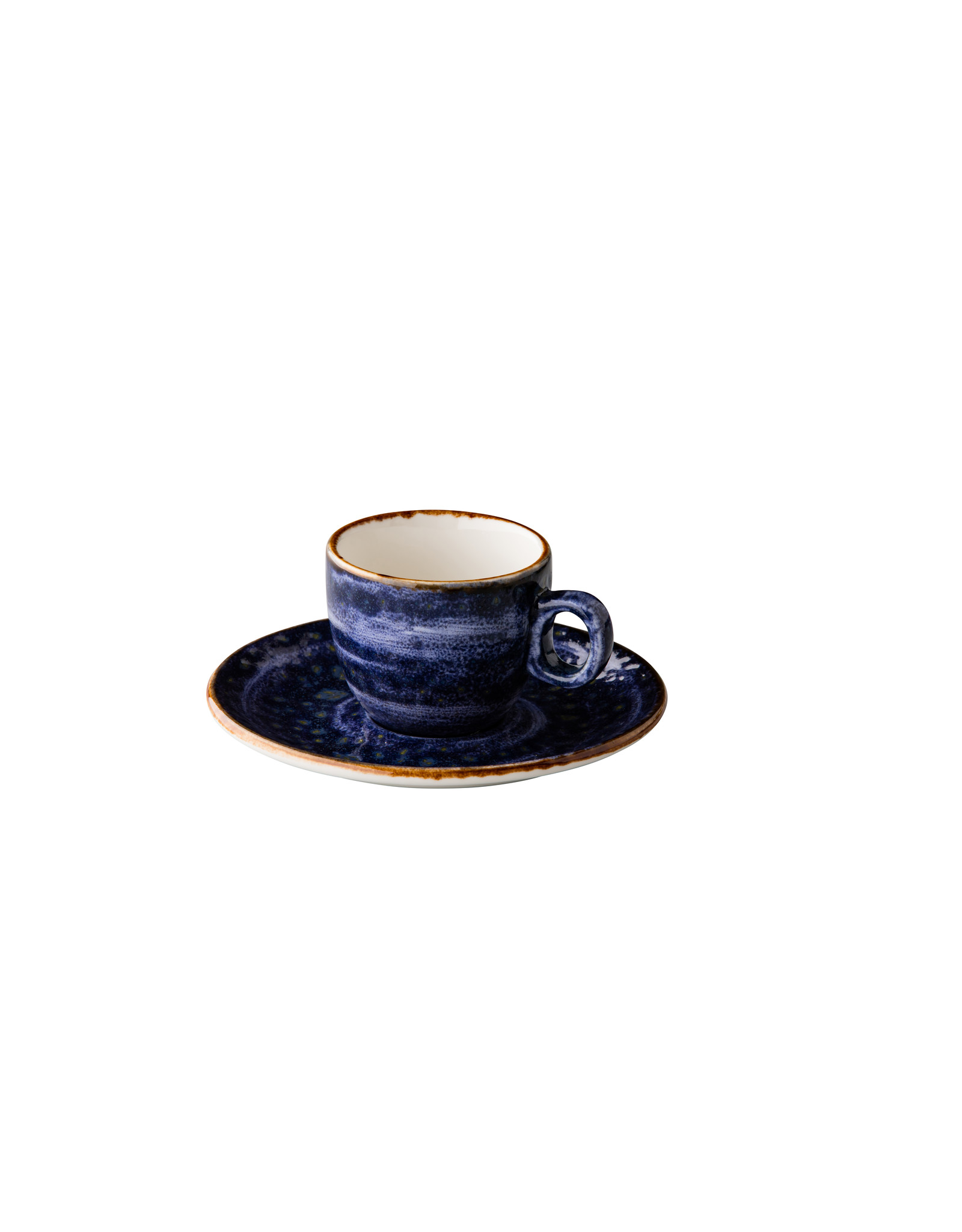 Stylepoint Jersey espressoschotel stapelbaar blauw 13 cm