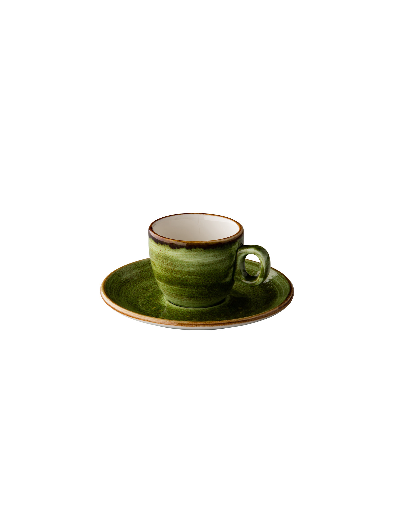 Stylepoint Jersey espresso saucer stackable green 13 cm