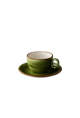 Stylepoint Jersey multifunctional cup saucer green 15 cm