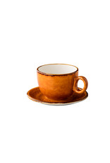 Stylepoint Jersey multifunctional cup saucer orange 15 cm