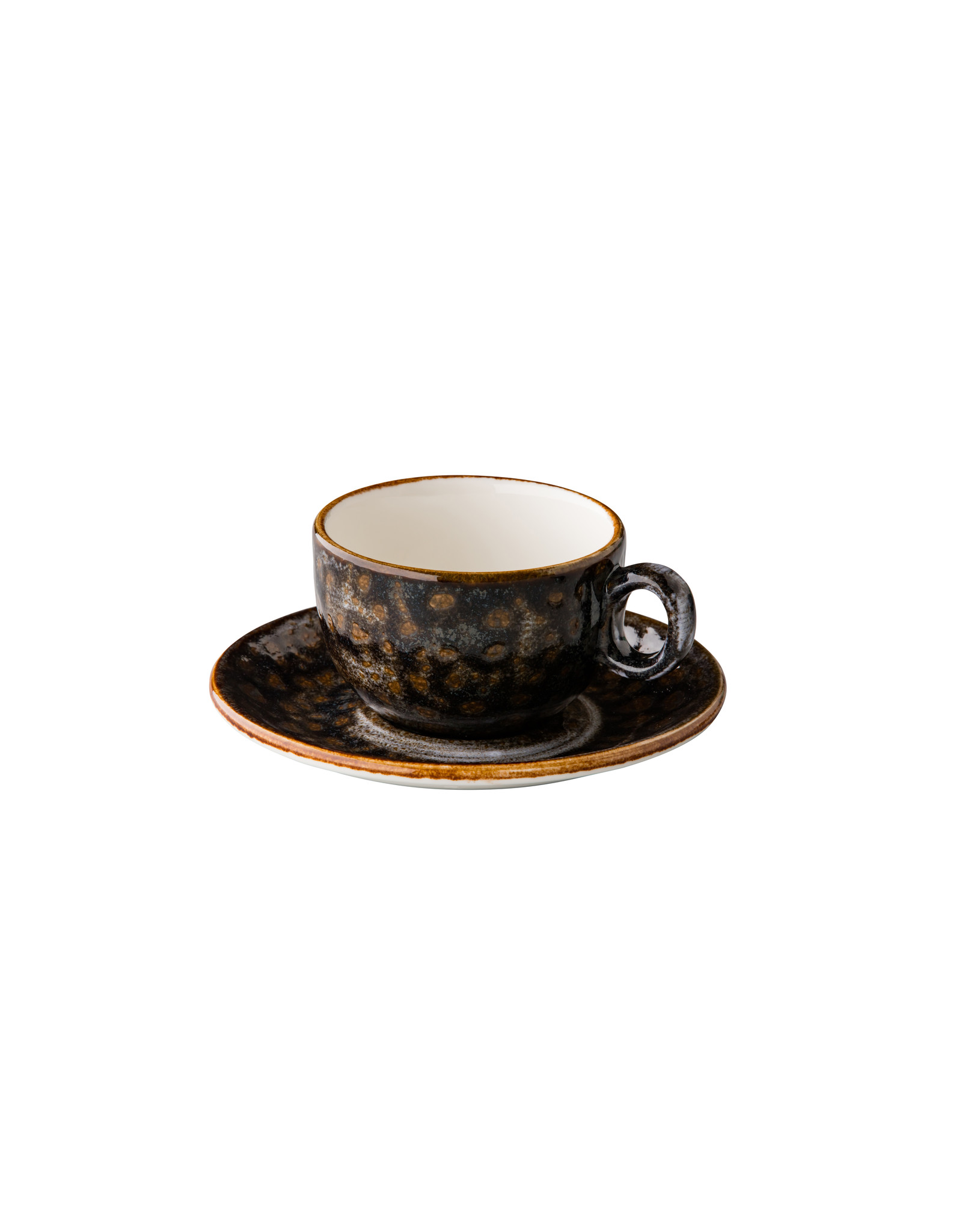 Stylepoint Jersey coffee/cappuccino cup stackable brown 200 ml
