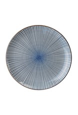 Tokyo Design Studio Sendan Blue round Plate 25x3cm