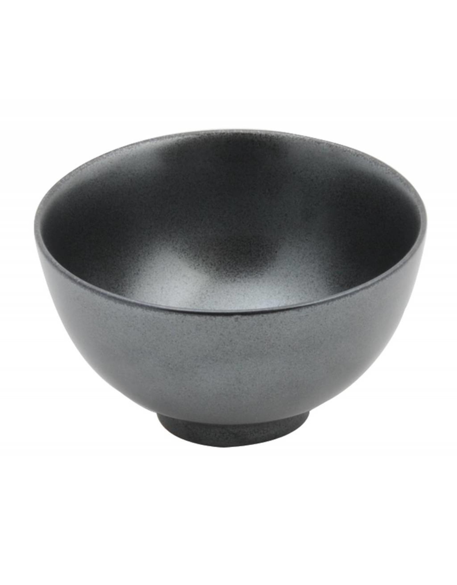 Tokyo Design Studio Tetsu Kessho Matte Black rice bowl11.5x6.5cm