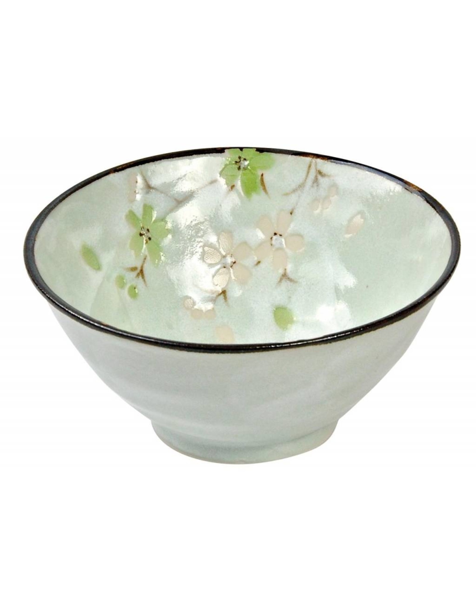 Tokyo Design Studio Green Cosmos Bowl 13x6cm 350ml