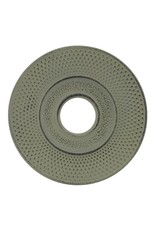 Teaclassix Ronde gietijzeren onderzetter voor de gietijzeren theepotten van Teaclassix, 14cm, grijsgroen