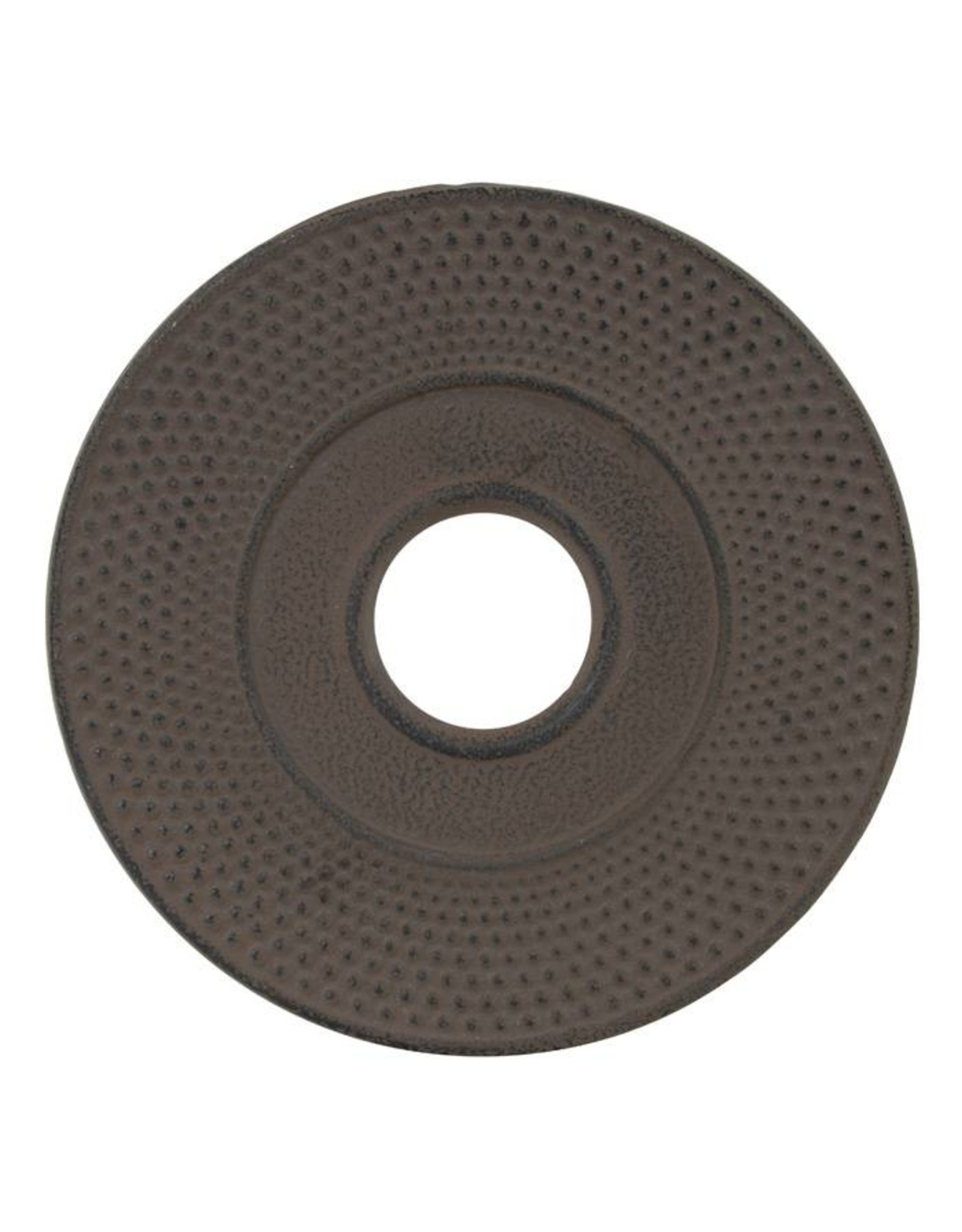 Teaclassix Ronde gietijzeren onderzetter voor de gietijzeren theepotten van Teaclassix, 14cm, taupe