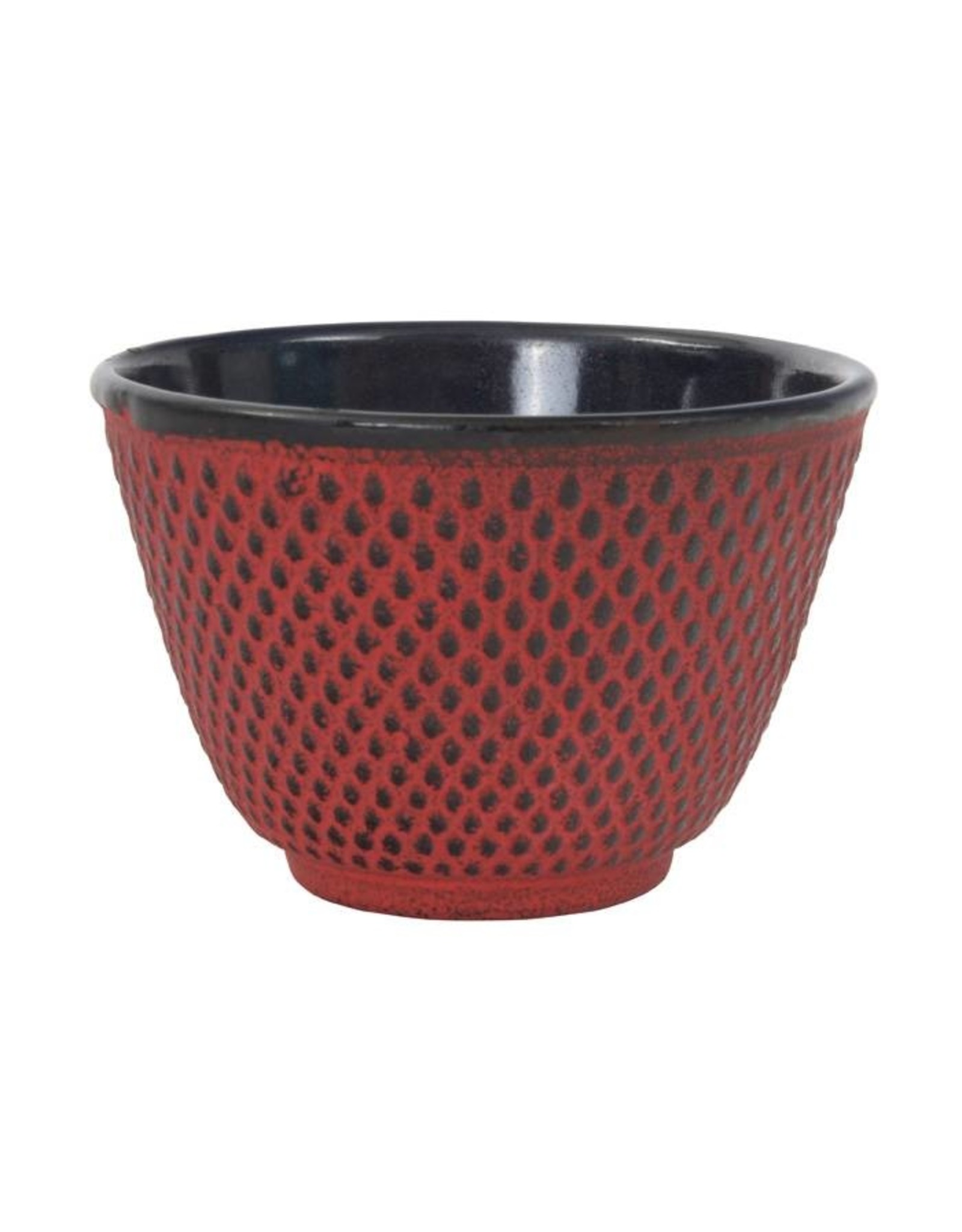 Teaclassix Cast iron cup Arare 12cl, Japans red