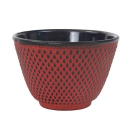 Teaclassix Cast iron cup Arare 12cl, Japans red