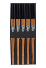 Tokyo Design Studio Kitchen TDS bamboo Chopstick Set/5 black