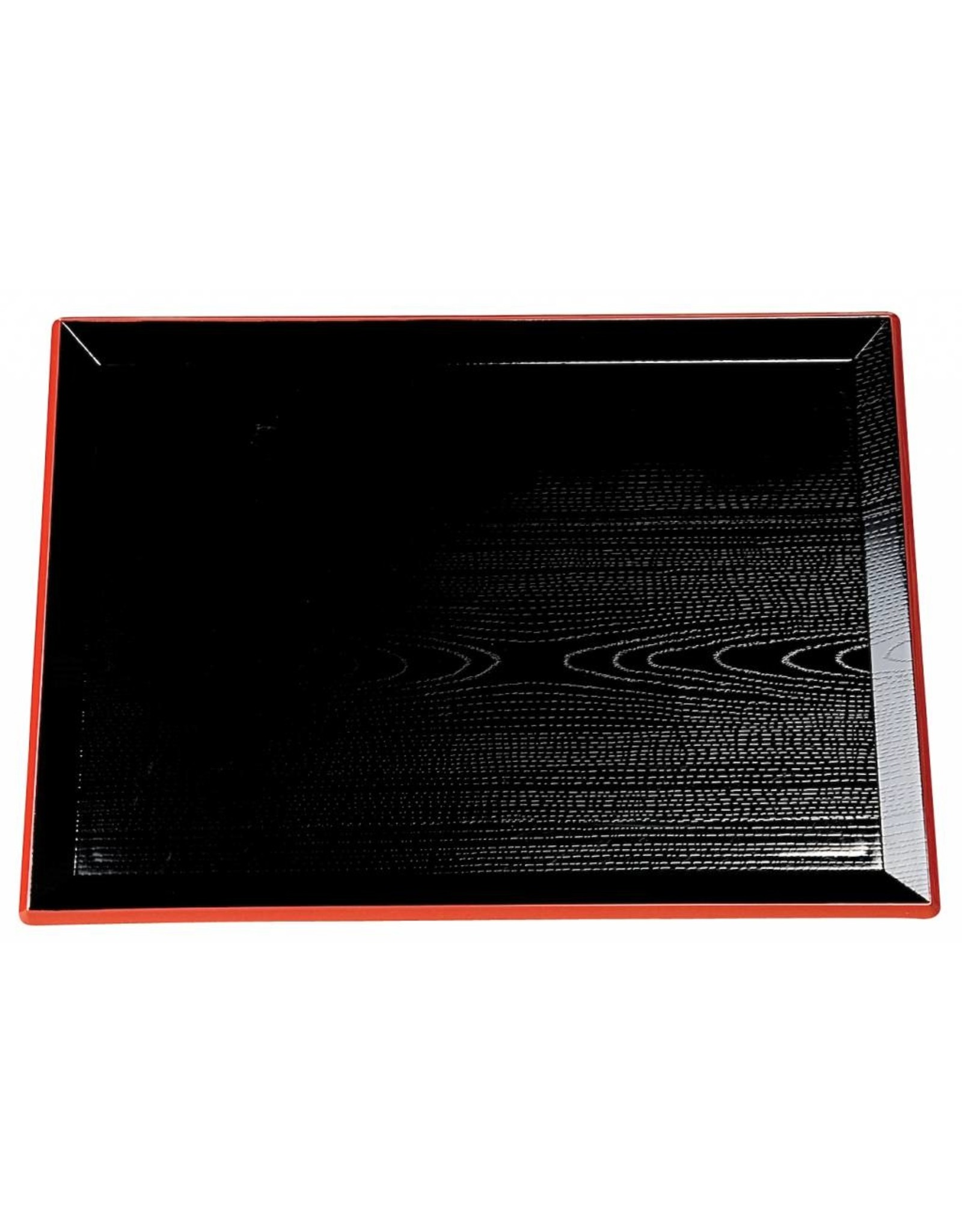 Tokyo Design Studio ABS Lacquerware dish 45x33cm black/red