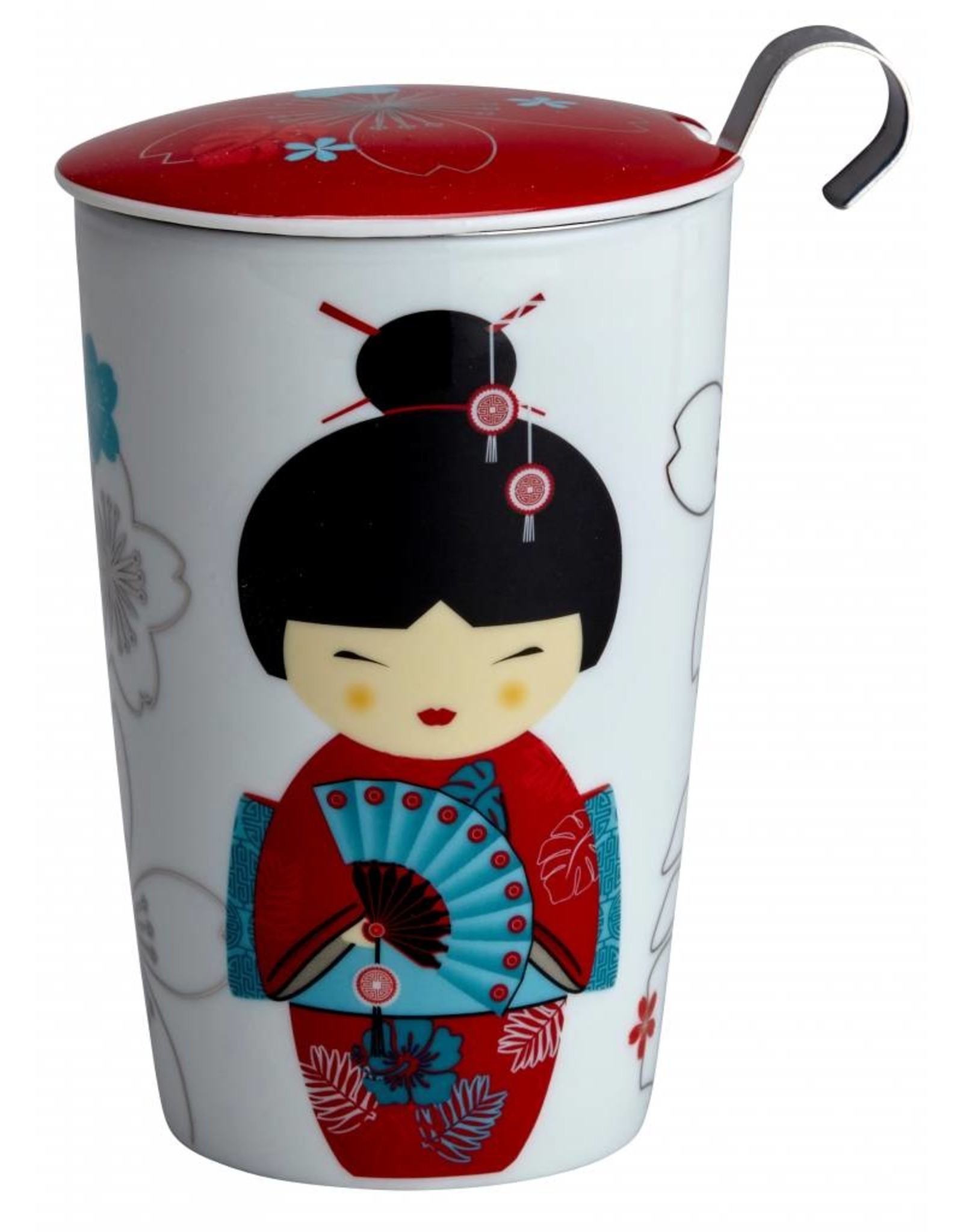 Eigenart Teaeve tea brewing set LITTLE GEISHA RED