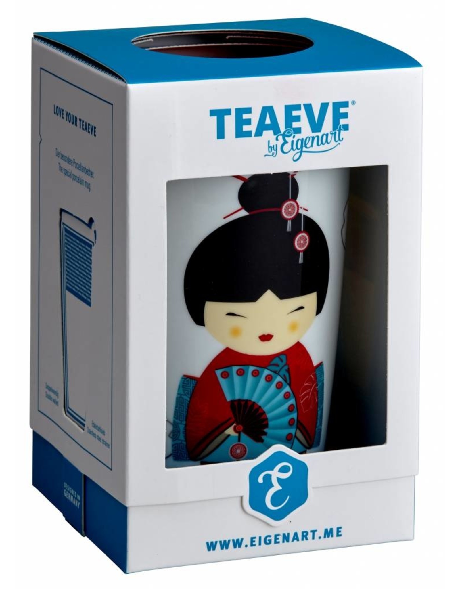 Eigenart Teaeve tea brewing set LITTLE GEISHA RED