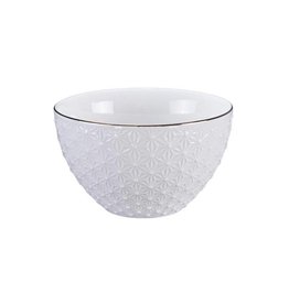 Tokyo Design Studio Nippon White Bowl with golden rim 11.4x6cm 350ml Star