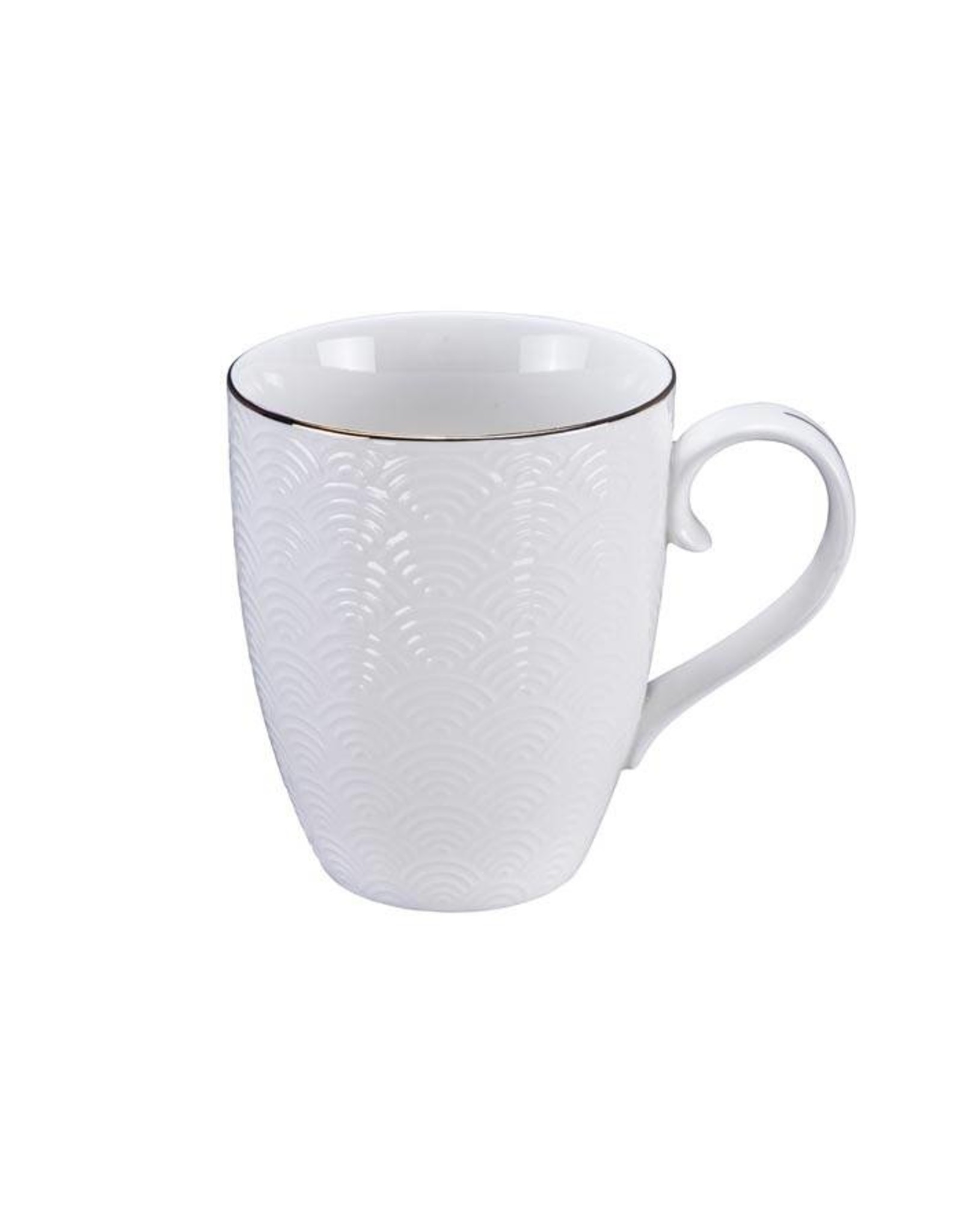 Tokyo Design Studio Nippon White mugset + golden filter + Teatip, Wave, 380ml, luxurious gift box