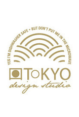 Tokyo Design Studio Nippon White mug met gouden biesje 8.5x10.2cm Lines