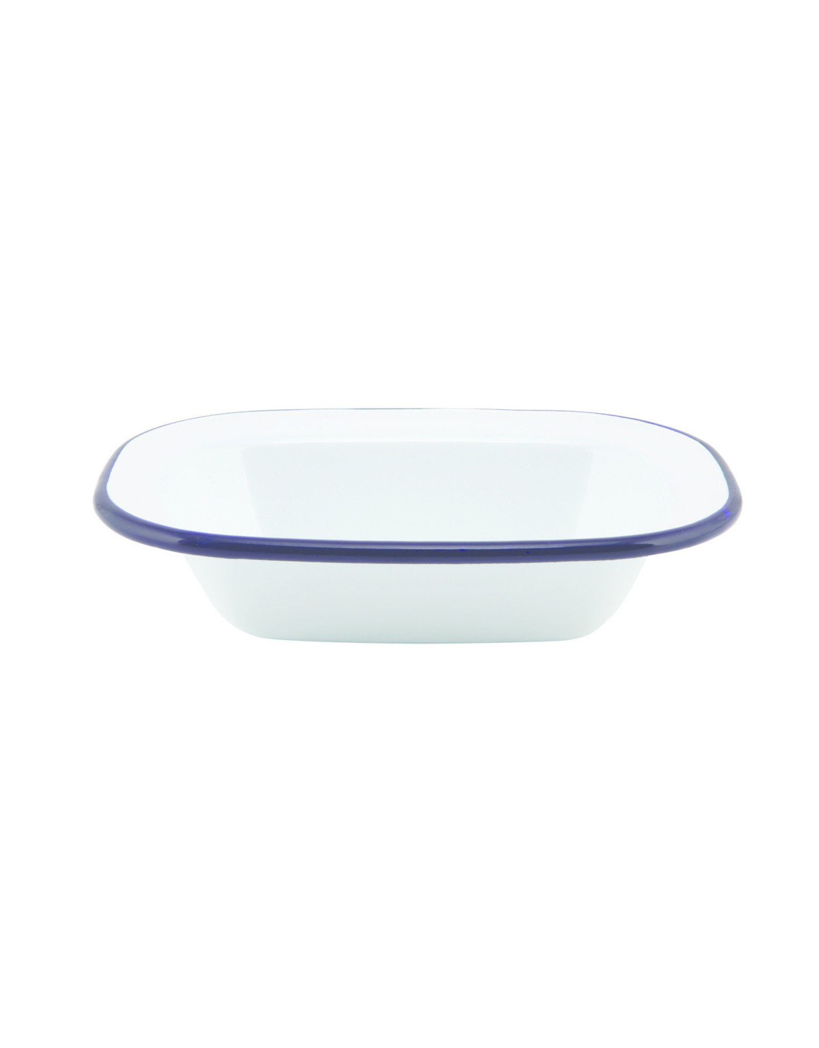 Stylepoint Emaille ovenschaal met blauwe rand 16 cm