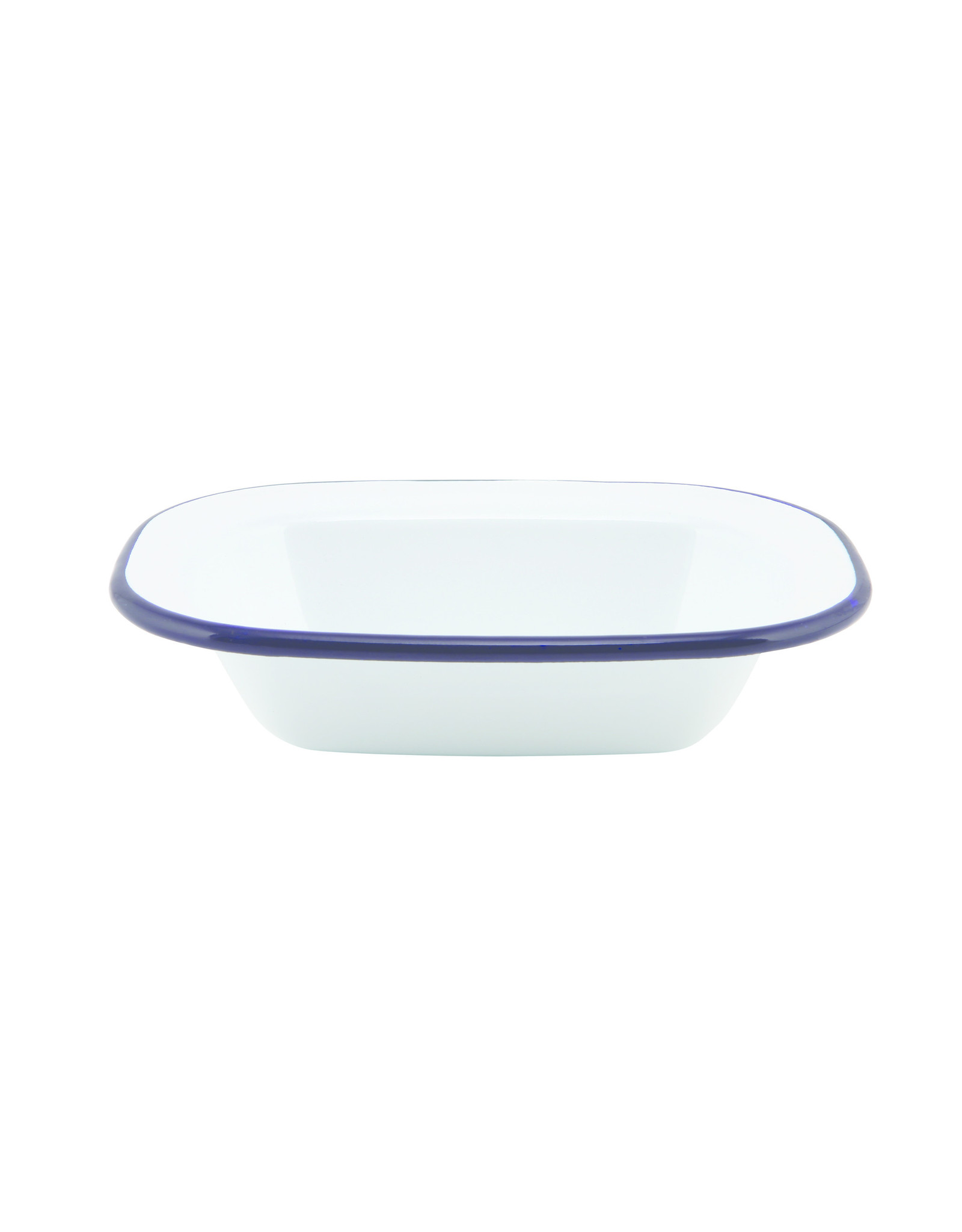 Stylepoint Enamel baking dish with blue rim 20 cm