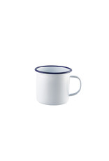 Stylepoint Enamel mug with blue rim 568 ml