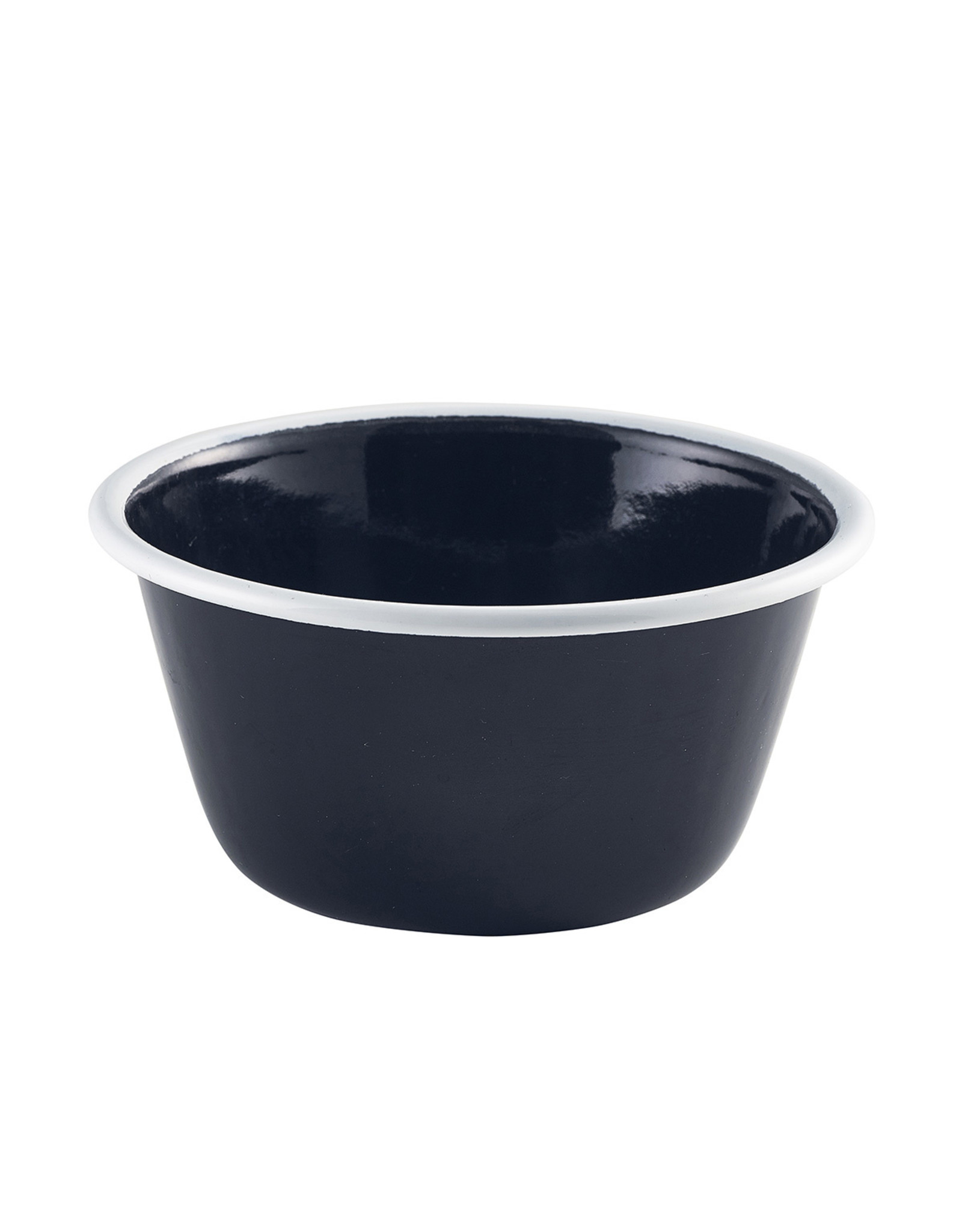 Stylepoint Enamel deep oven dish black/white 12 cm