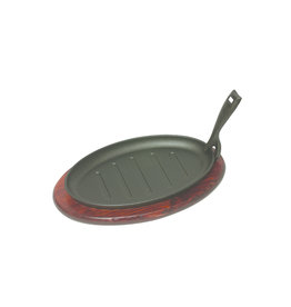 Stylepoint Oval sizzle platter cast iron 28 cm