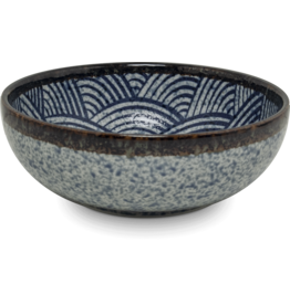 EDO Japan Bowl 20cm H7cm Japanese Wave