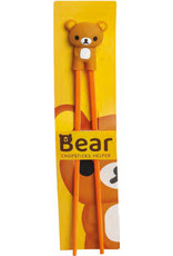 EDO Japan Chopsticks for kids 'Bear' 22cm light brown