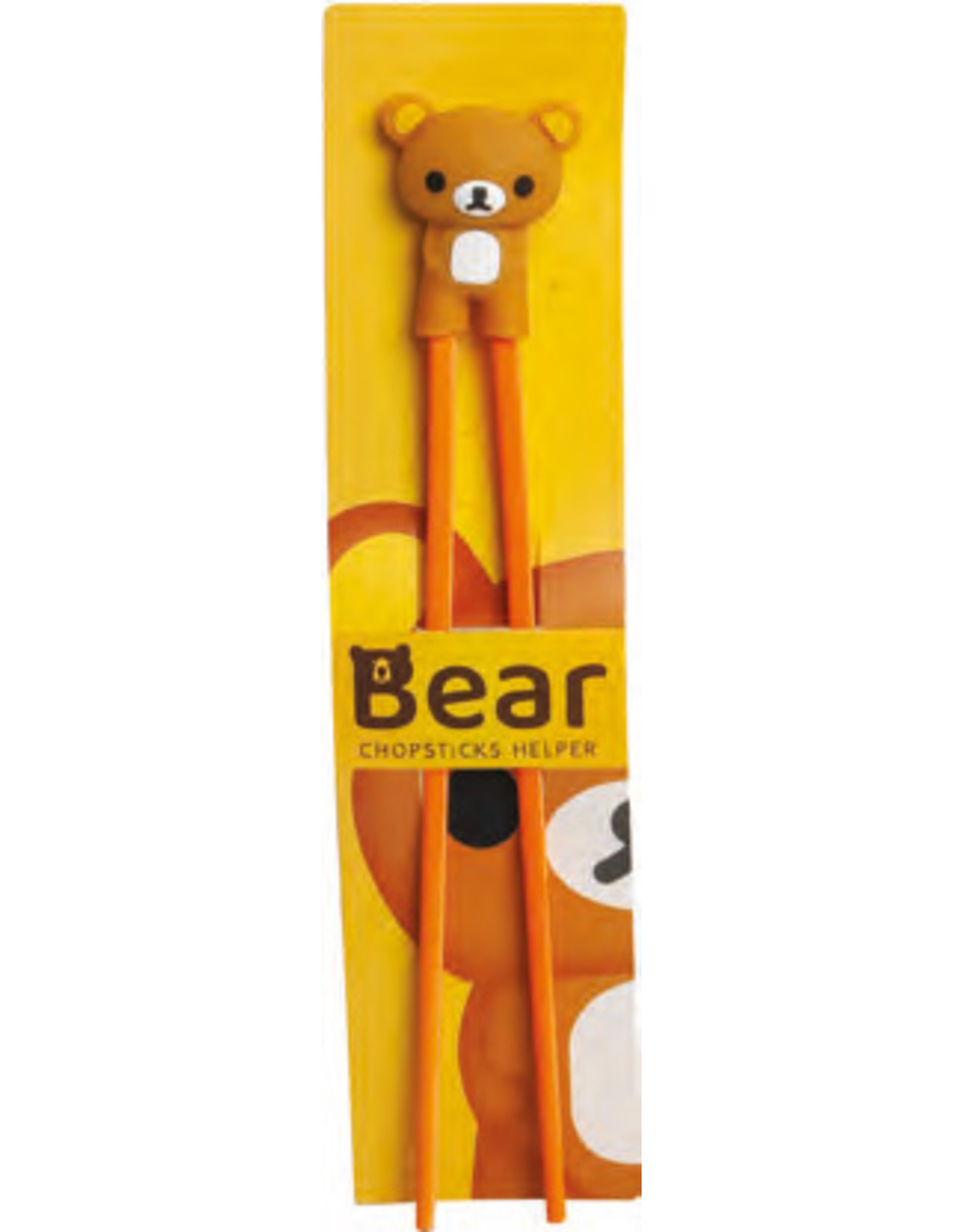 EDO Japan Chopsticks for kids 'Bear' 22cm light brown