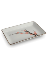 EDO Japan Sushi plate rectangular 20x13cm H2,5cm Sakura