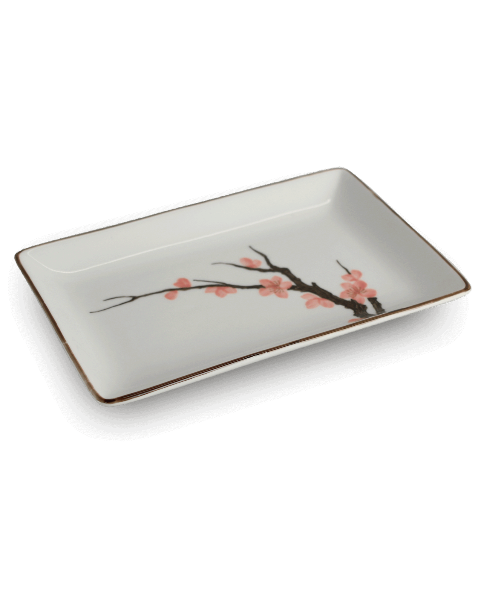 EDO Japan Sushi plate rectangular 20x13cm H2,5cm Sakura