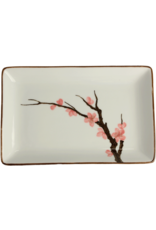 EDO Japan Sushi plate rectangular 20x13cm H2,5cm Sakura