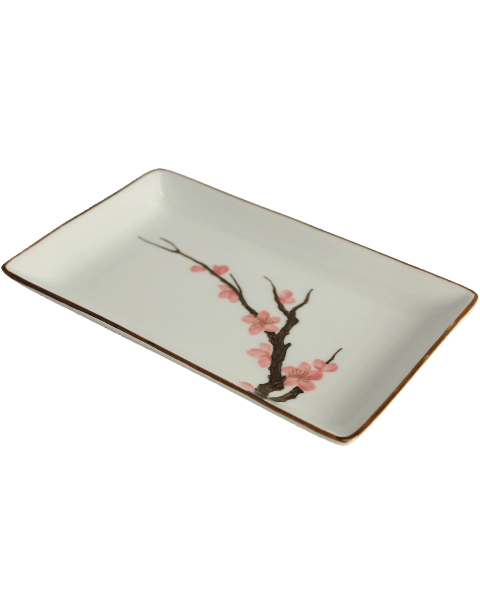 EDO Japan Sushi plate rectangular 20x13cm H2,5cm Sakura