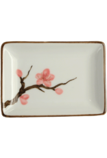 EDO Japan Rectangular sauce 9x6.5cm H1.5cm  Sakura