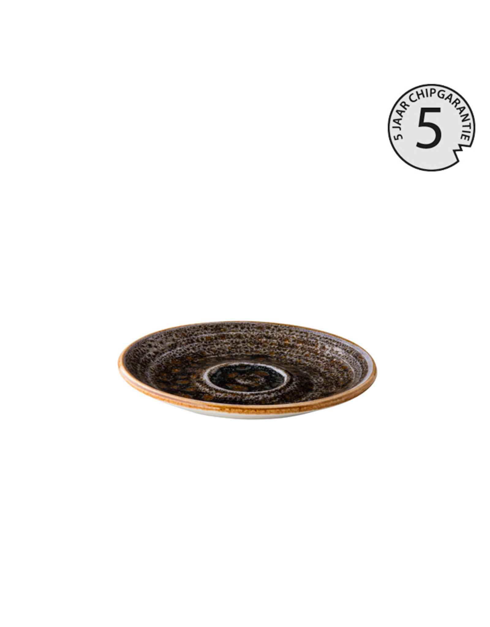 Stylepoint Jersey espresso saucer stackable brown 13 cm