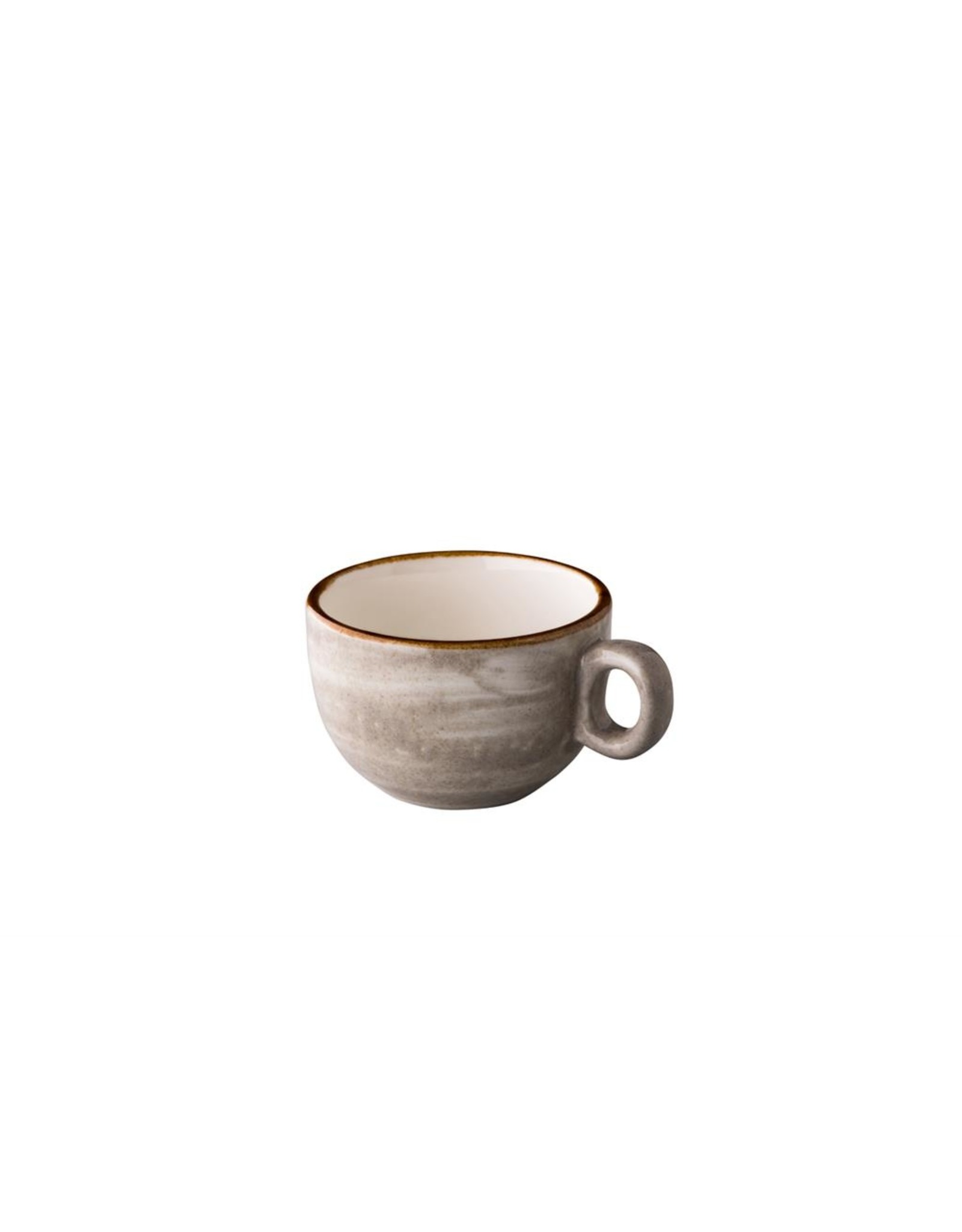 Stylepoint Jersey coffee/cappuccino cup stackable grey 200ml