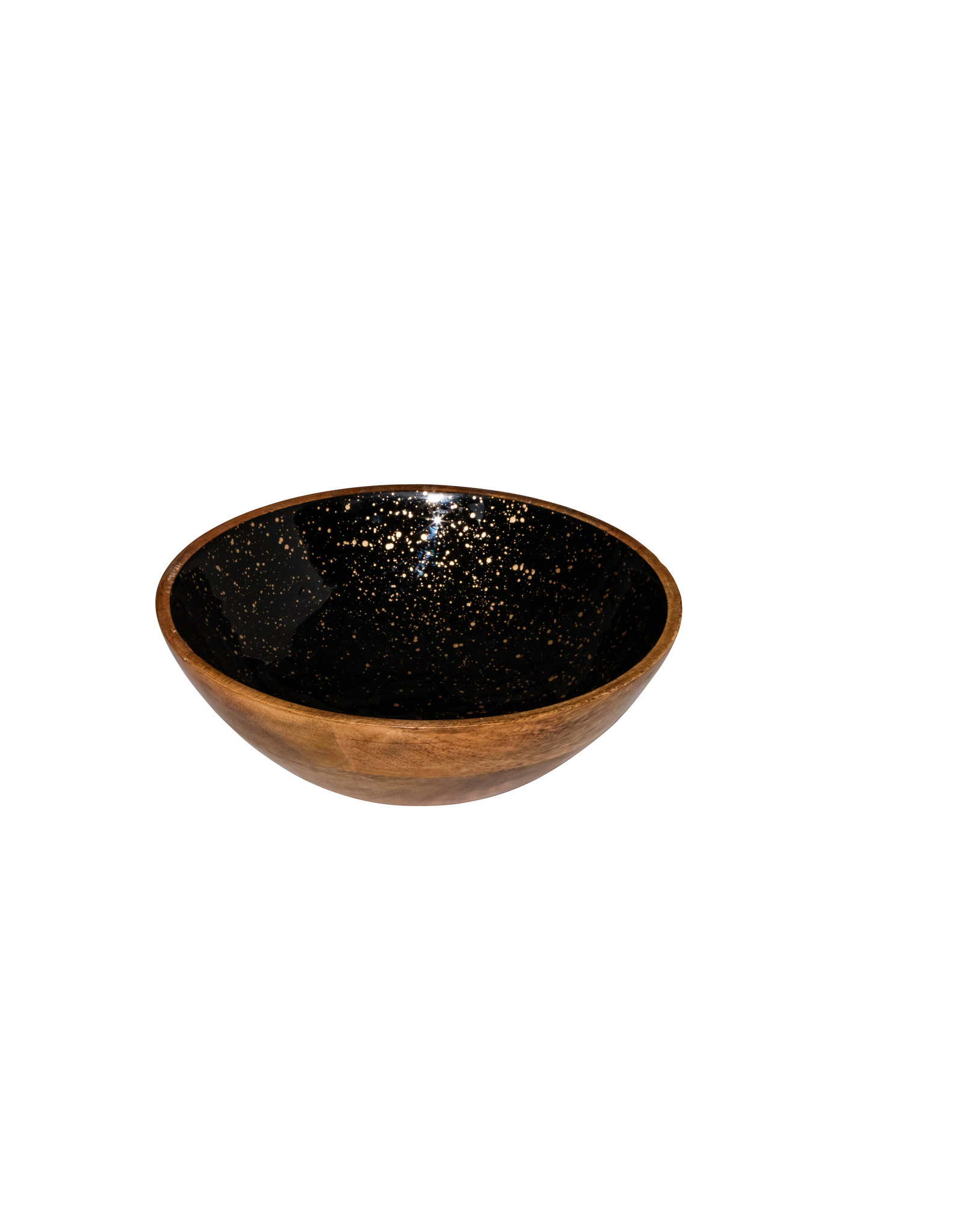 Stylepoint Wooden bowl black  25x7,5 cm